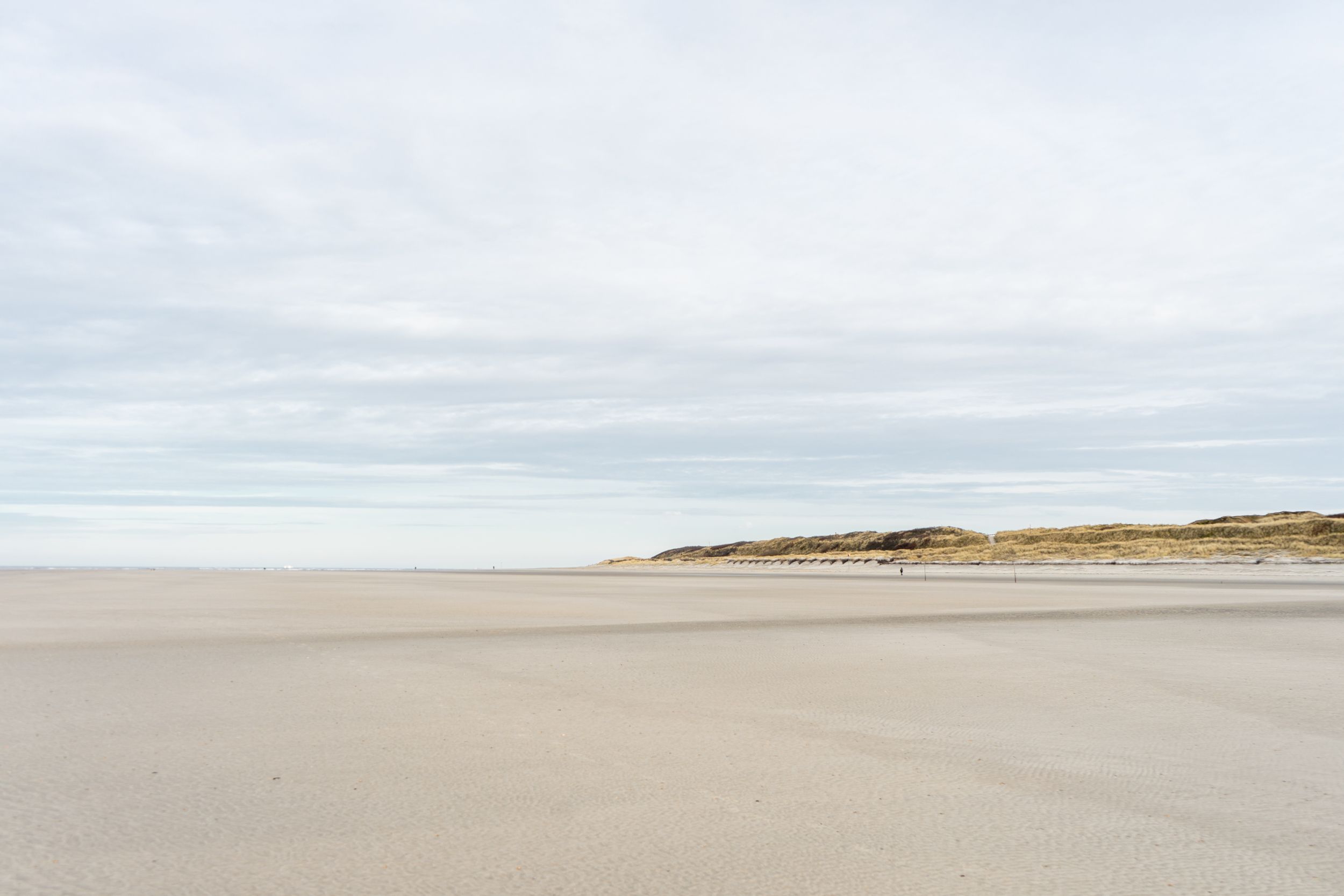 Blick auf den Spiekerooger Strand in Richtung Osten